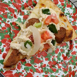 Alligator Sausage Pizza