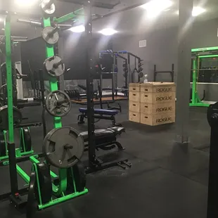Amazing strength room!