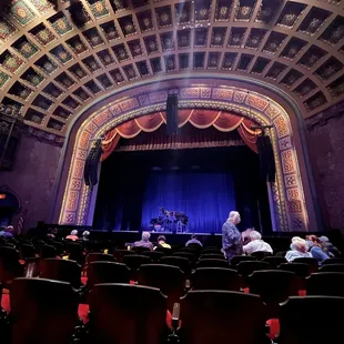 a view of the auditorium from the stage