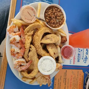 Seafood platter