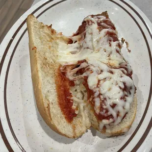 Chicken parm sandwich