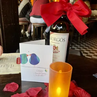 Korina's special touch for our celebration.