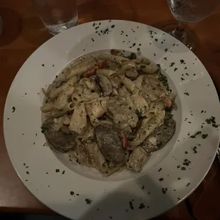 Chicken and Sausage Primavera