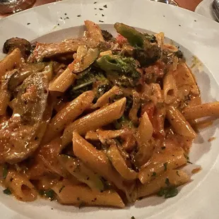 Chicken and Sausage Pizzaiola