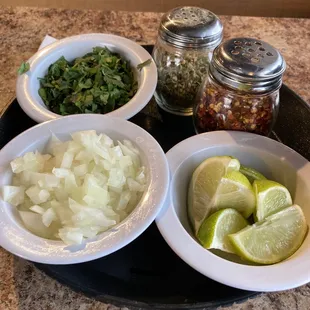 Menudo toppings
