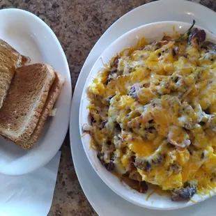 Sizzling steak skillet