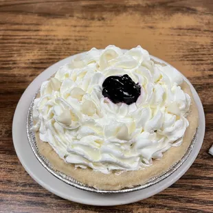 Blueberry pie supreme.