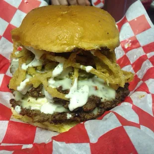 Double Sizzler plus Bomb Sauce!