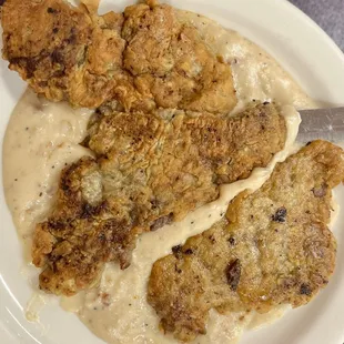 Half Country Fried Steak