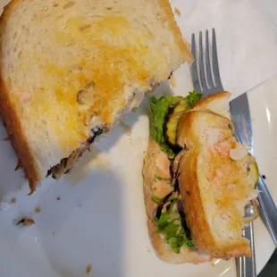Burger on sourdough
