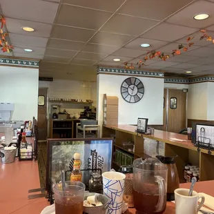 a view of the kitchen