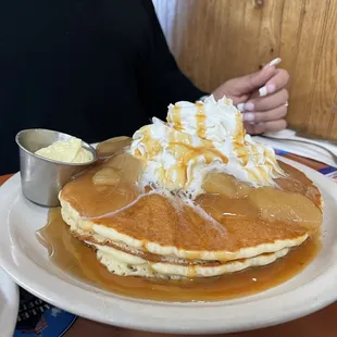 Caramel Apple Pancakes  drop. They are that good.