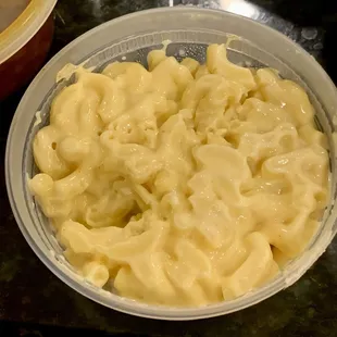 Mac and cheese was good