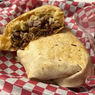 BBQ Burrito w/ Brisket
