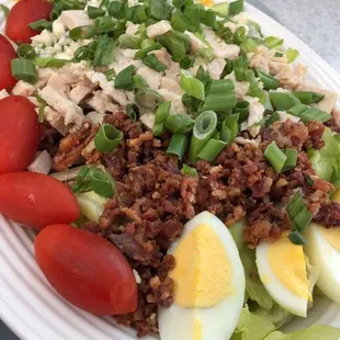 The Cobb salad was surprisingly great! Order this for a fresher "healthier" option.