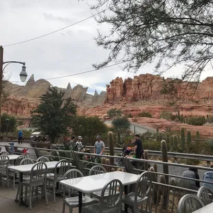 Amazing view to cars ride