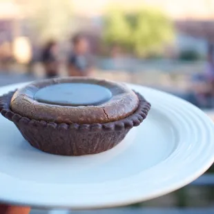 Flo's Pie-O-Ramas - "Made Right Here". Signature Apple-Cheddar, Chocolate Mud and Seasonal Fruit. $4.99