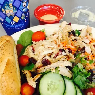 Turkey citrus salad is my fave.