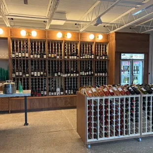 the wine selection