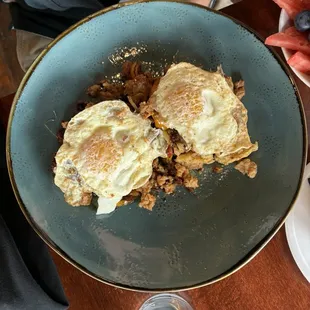 Open Face Chorizo Biscuit