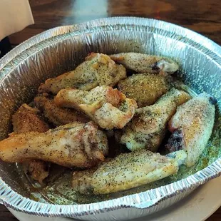 Lemon pepper wings.