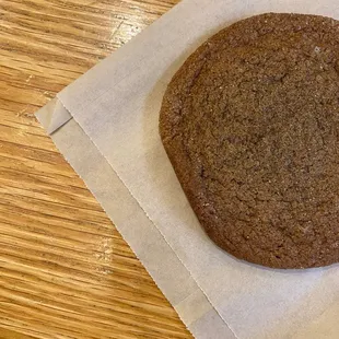 Ginger molasses cookie