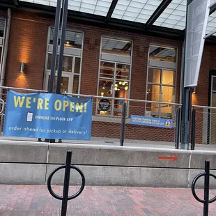 The Exterior of Flour Bakery &amp; Cafe in the Seaport District of Boston