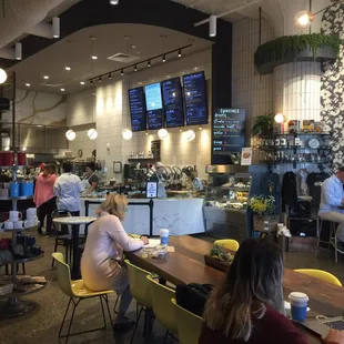 Seating and counter. Line always moves fast!