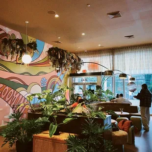 Entrance and seating