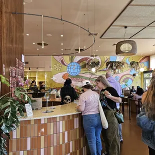 Beautiful people watching