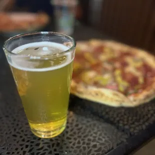 A beer and a pie