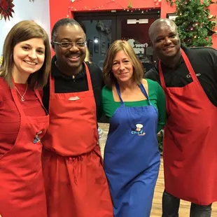 From Sip &amp; Stirs with friends  to corporate team-building, we bring people together for food, fun, and connection!