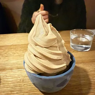 Salted Caramel Soft Serve