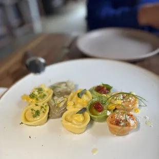 corn + crescenza cappelletti