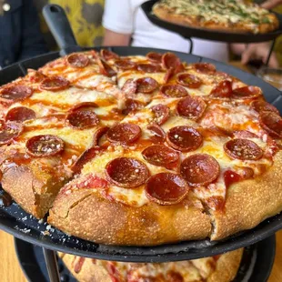 Hot honey pepperoni, a gorgeous pizza.