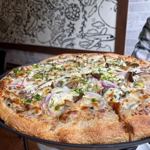 pizza, food