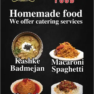 Flourish food, homemade, traditional