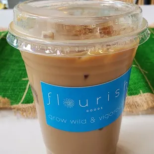 Pumpkin spiced iced latte