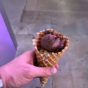 Two scoops? $~$9.50