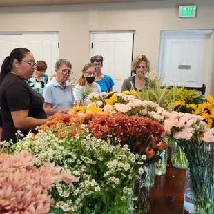 Floral Design Class in Pumpkin