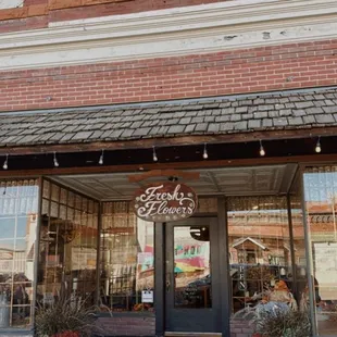 Front of the store from the street