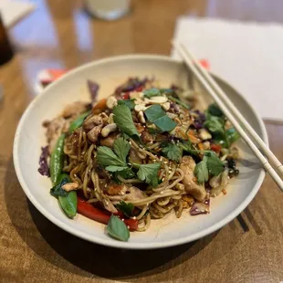 Chicken Yakisoba Noodles