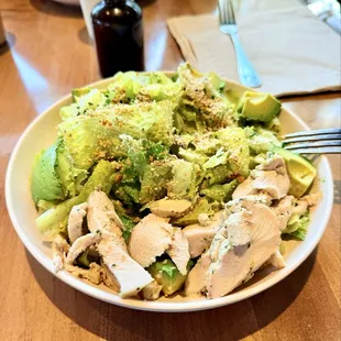 Avocado Chicken Caesar Salad