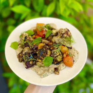 Seasonal Eggplant appetizer