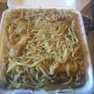 Chicken Chow Mein Tray