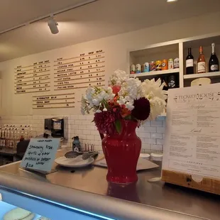 a man working behind the counter