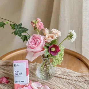 Bud Vase and Chocolates