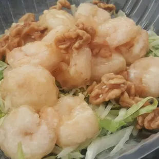 Honey Walnut Prawns
