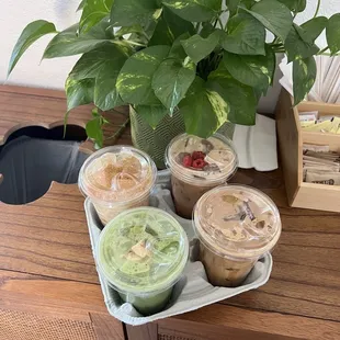 Banana Matcha, W. Maximoff, The Great Pumpkin and Caramel Macchiato