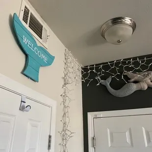 Welcome sign, mermaid decor